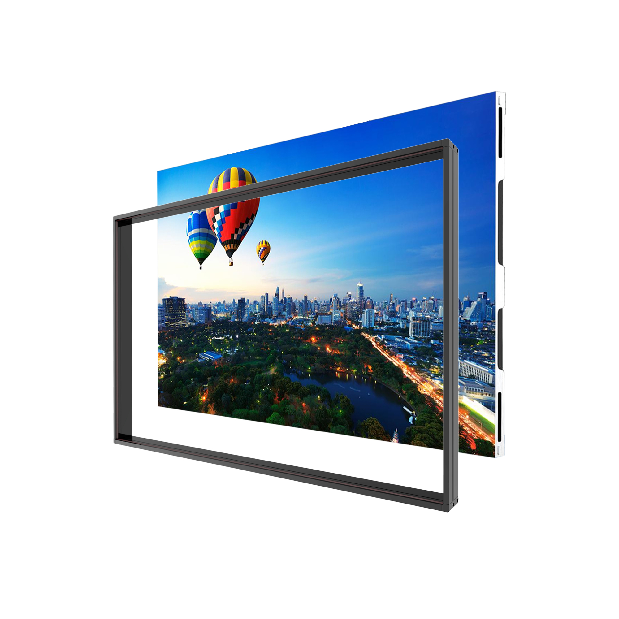 Ultra-Narrow 12mm Bezel Professional IR Touch Frame Solution for LED Displays - Dual Anti-Light Interference | TouchSmith